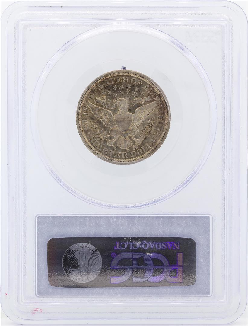 1916-D Barber Silver Quarter Coin PCGS AU58