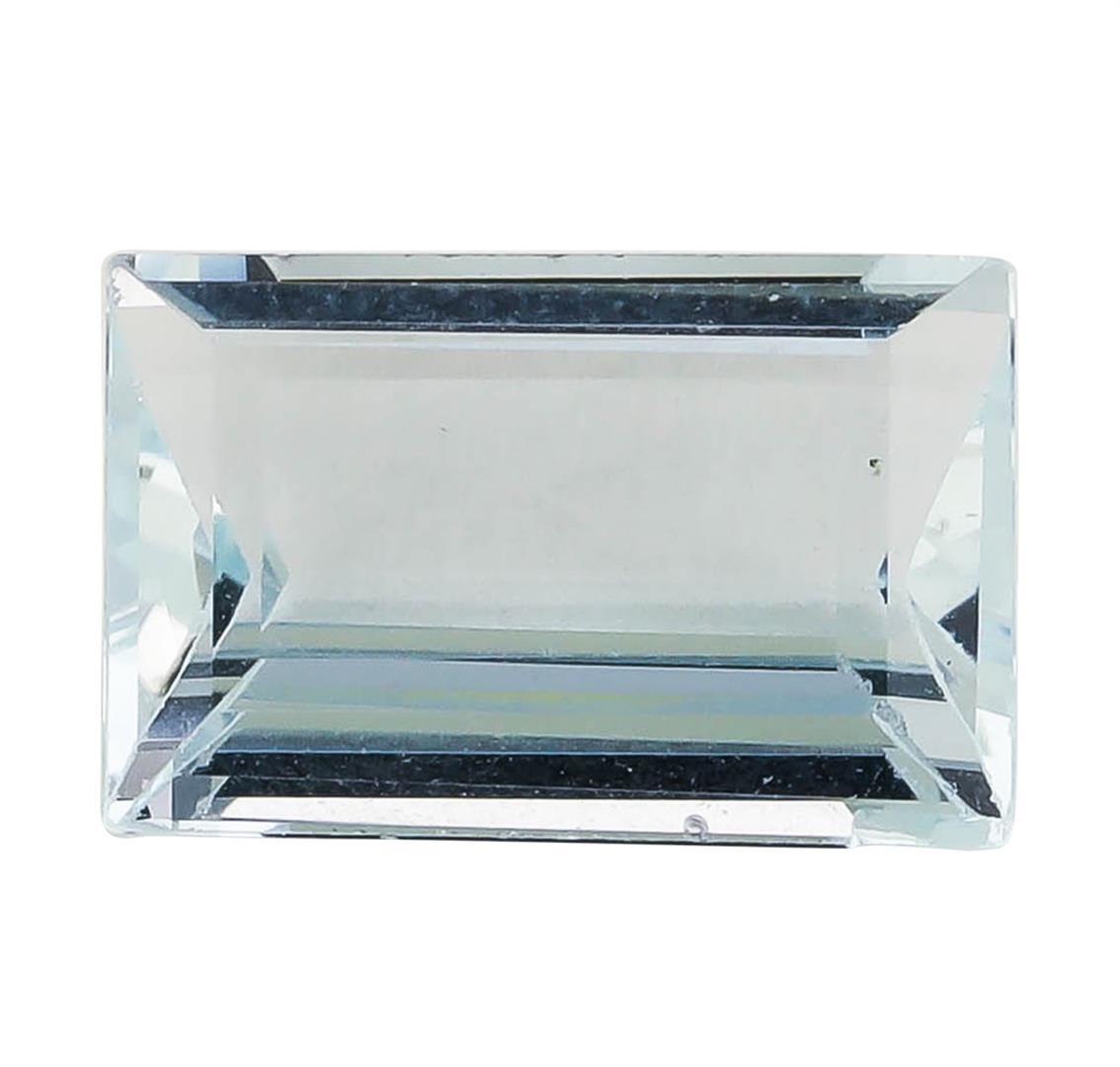 2.27 ct.Natural Rectangle Step Cut Aquamarine