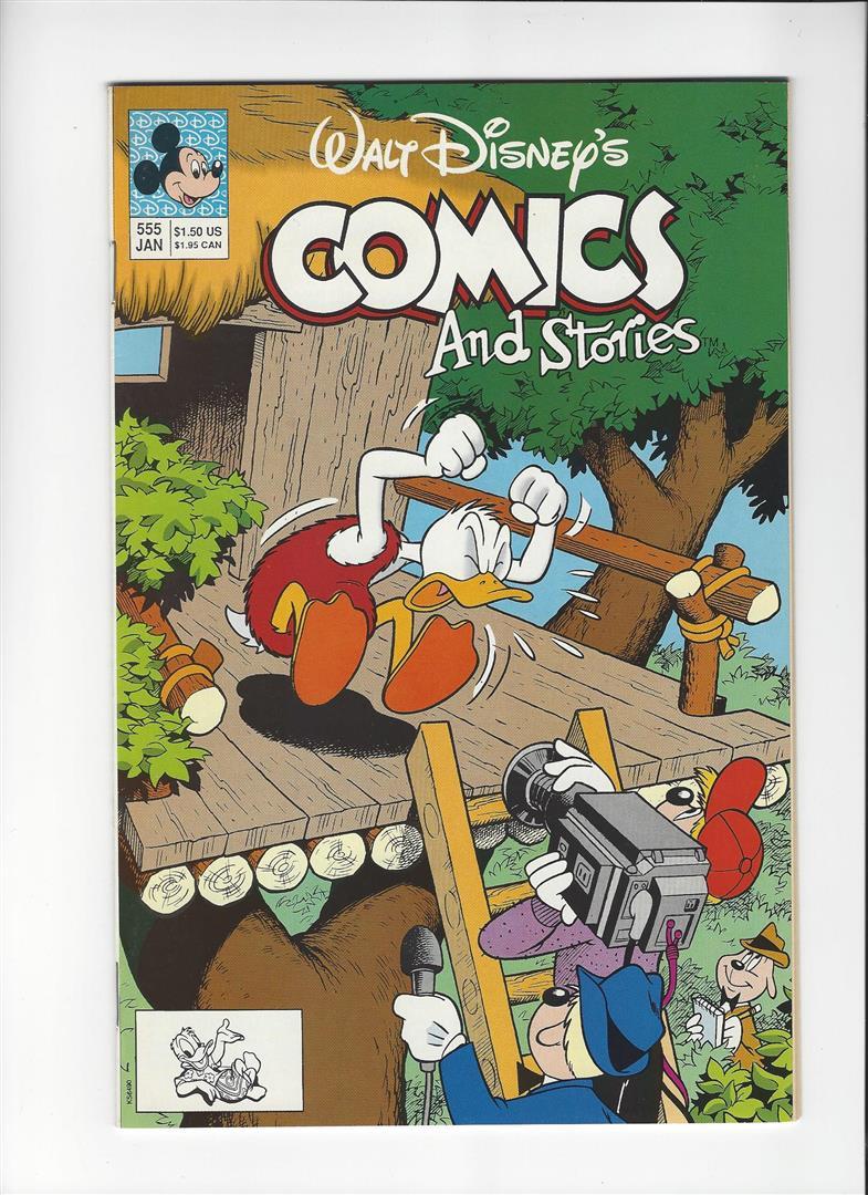 Walt Disneys Comics and Stories Issue #555 by Disney Comics