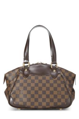 Louis Vuitton Damier Ebene Canvas Leather Verona PM Bag