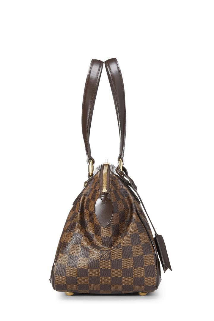 Louis Vuitton Damier Ebene Canvas Leather Verona PM Bag