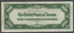 1934 $1000 Federal Reserve Note San Francisco