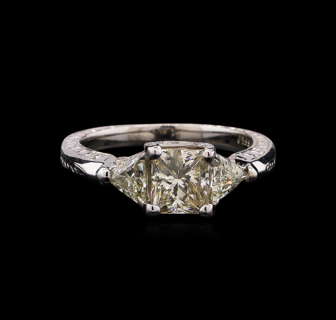 EGL USA Cert 1.78 ctw Diamond Ring - 14KT White Gold