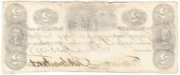 1827 $2 Hoboken Banking, NJ Obsolete Bank Note
