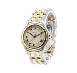 Cartier Cougar Wrist Watch - Stainless Steel and 18KT Yellow Gold