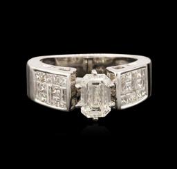 14KT White Gold 1.63 ctw Diamond Ring