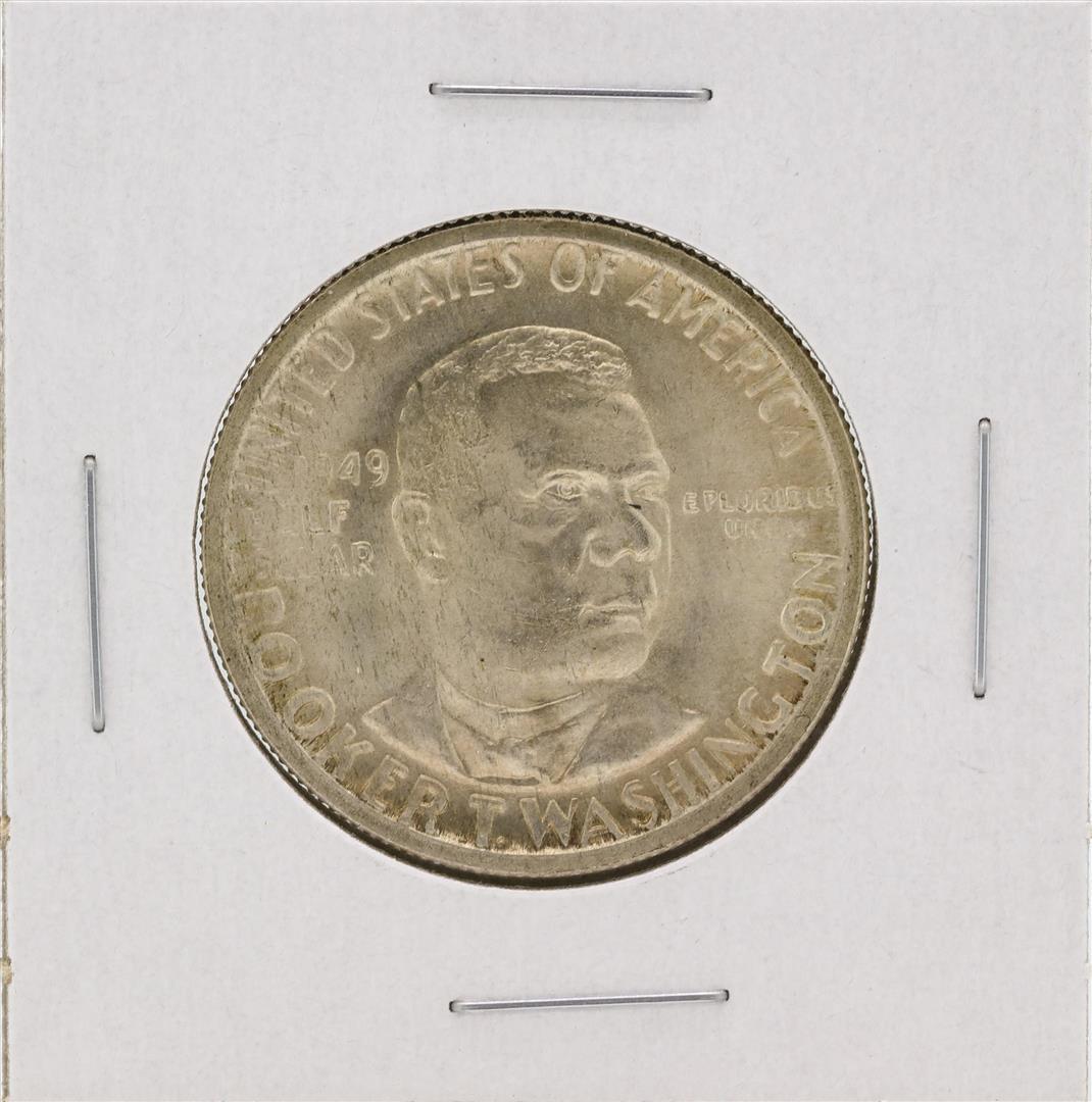 1949-D Booker T Washington Centennial Commemorative Half Dollar Coin
