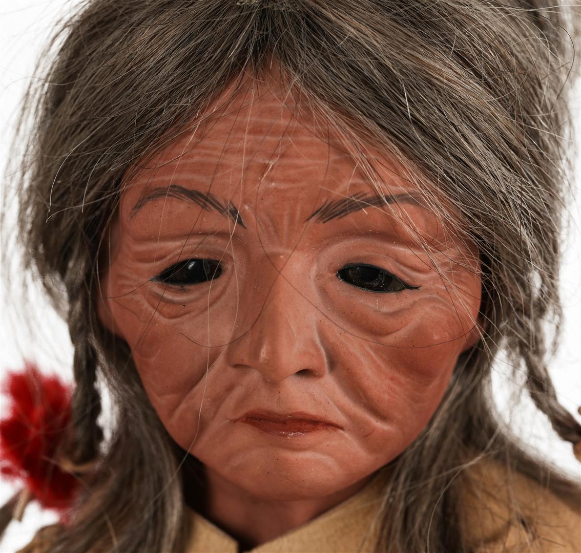 J. Turner - Set of Two Elderly Native American Dolls