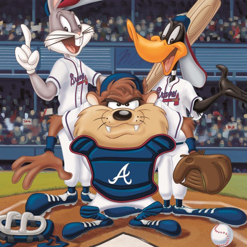 At the Plate (Braves) by Looney Tunes