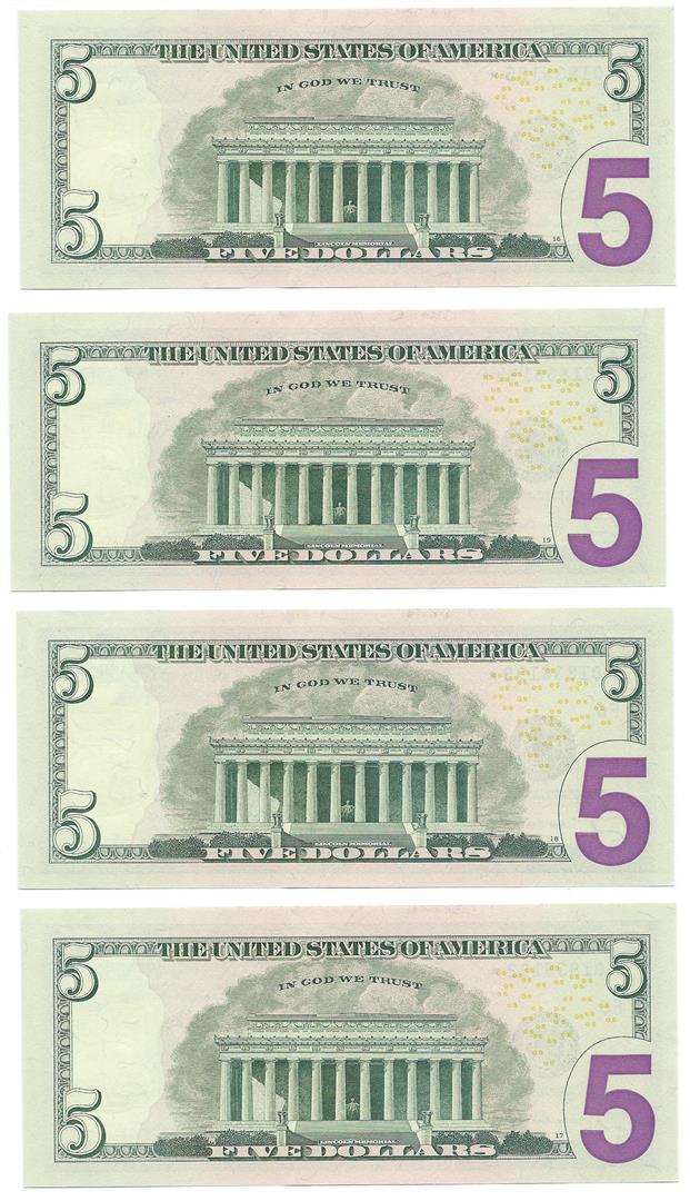 (10) Consecutive 2006 $5 FRN Star Notes CHCU