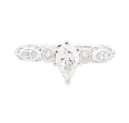 1.00 ctw Diamond Vintage Motif Ring - Platinum