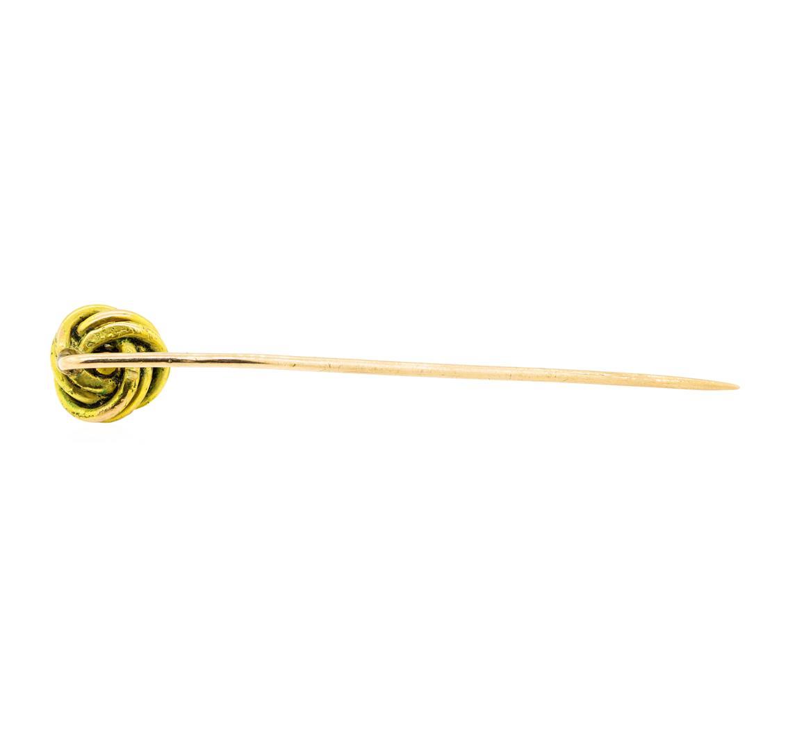 Pearl Stick Pin - 14KT Yellow Gold