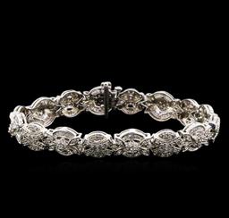 2.53 ctw Diamond Bracelet - 14KT White Gold