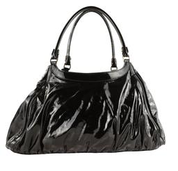 Gucci Abbey D-ring Black Patent Leather Hobo Bag