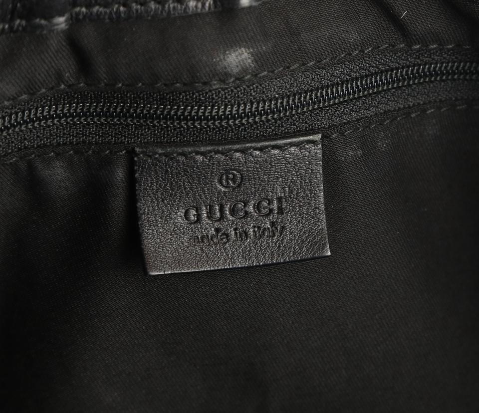 Gucci Abbey D-ring Black Patent Leather Hobo Bag