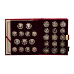 1980 Russia Olympic 28 Coin Roubles Coin Set w/Box & COA