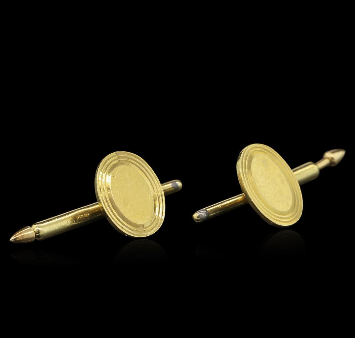 14KT Yellow Gold Shirt Studs