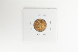 1952-D $2 1/2 Indian Head Quarter Eagle Gold Coin
