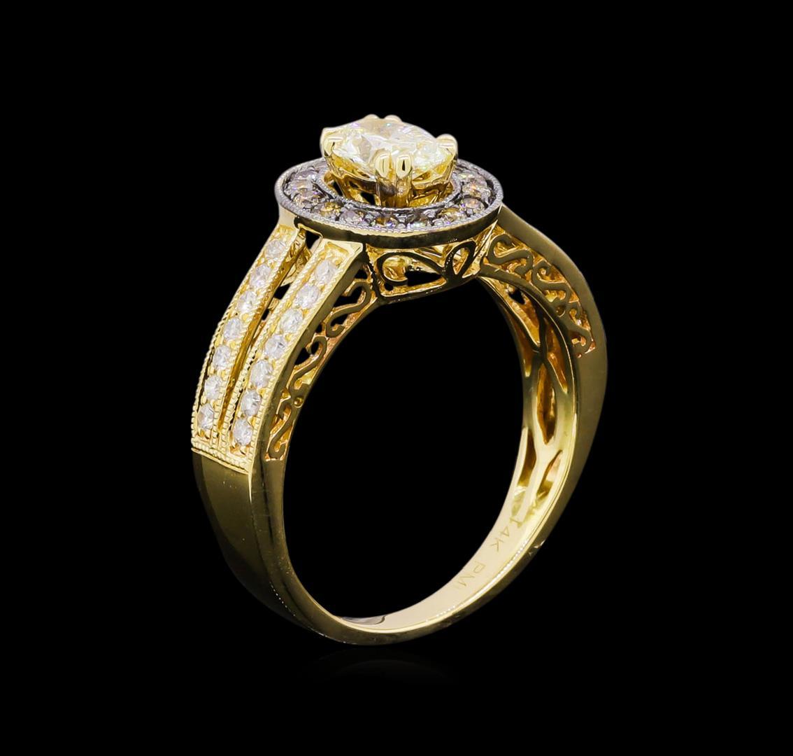 14KT Yellow Gold 0.95 ctw Diamond Unity Ring