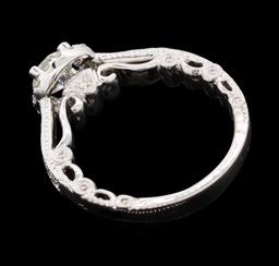 1.08 ctw Diamond Ring - 14KT White Gold