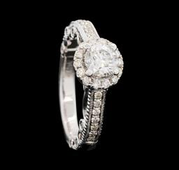 1.08 ctw Diamond Ring - 14KT White Gold