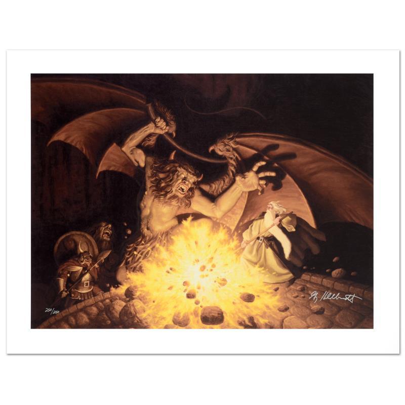 "Balrog" Limited Edition Giclee on Canvas by The Brothers Hildebrandt. Numbered