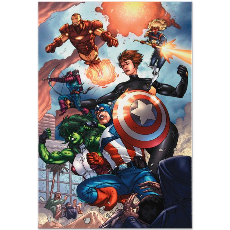Marvel Comics "Avengers #84" Numbered Limited Edition Giclee on Canvas by Scott