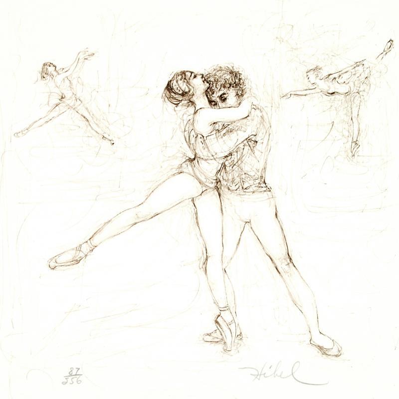 "Pas de Deux" Limited Edition Lithograph by Edna Hibel (1917-2014), Numbered and