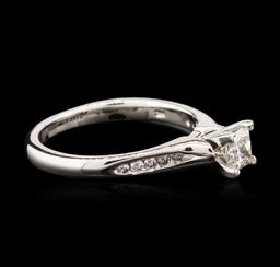 14KT White Gold 0.66 ctw Diamond Ring