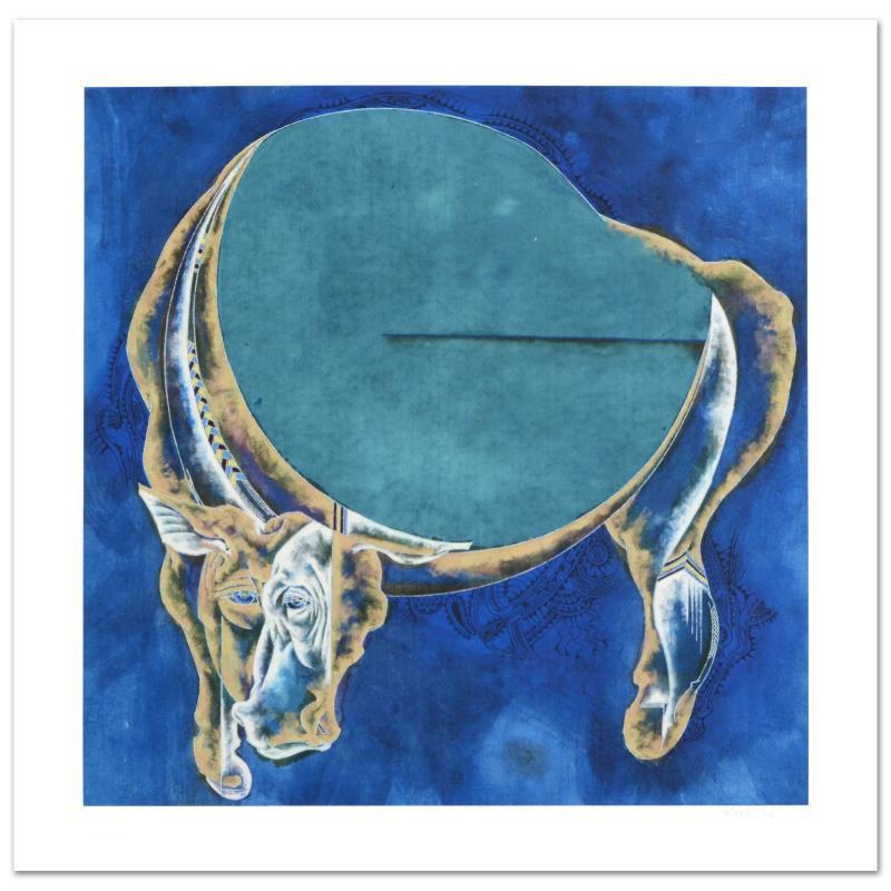 Lu Hong, "Taurus" Limited Edition Giclee, Numbered and Hand Signed with COA.