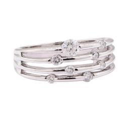 0.36 ctw Diamond Band - 14KT White Gold