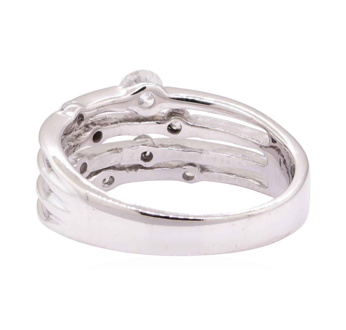 0.36 ctw Diamond Band - 14KT White Gold