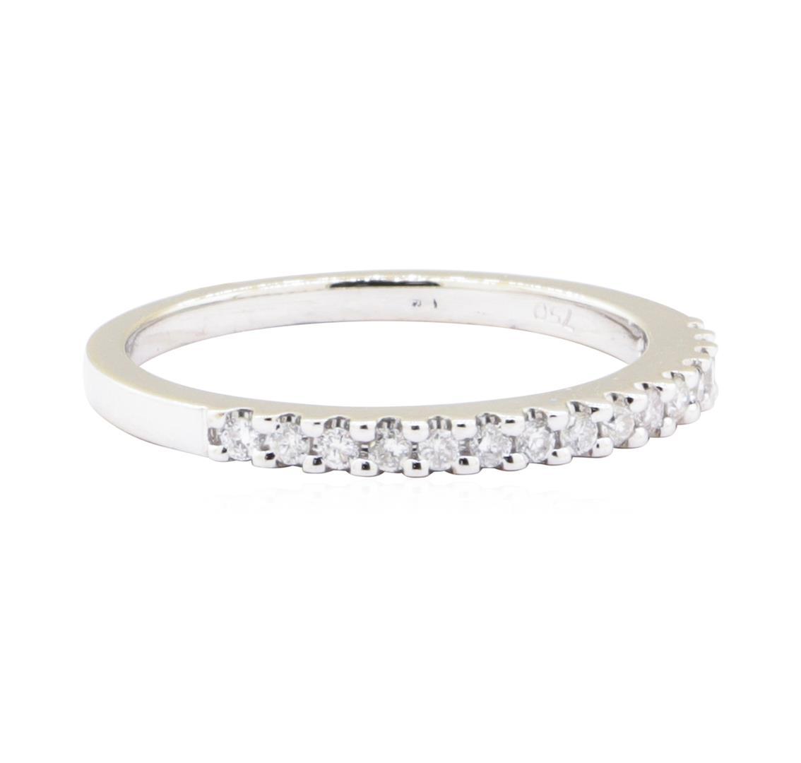 0.15 ctw Diamond Ring - 18KT White Gold