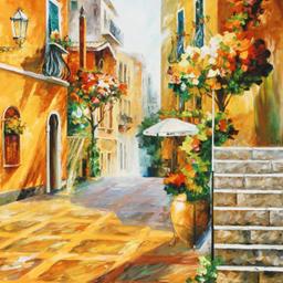 Leonid Afremov (1955-2019) "The Sun of Sicily" Limited Edition Giclee on Canvas,