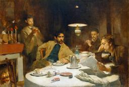 Willard Metcalf - The Ten Cent Breakfast