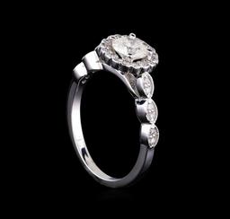 0.92 ctw Diamond Ring - 14KT White Gold