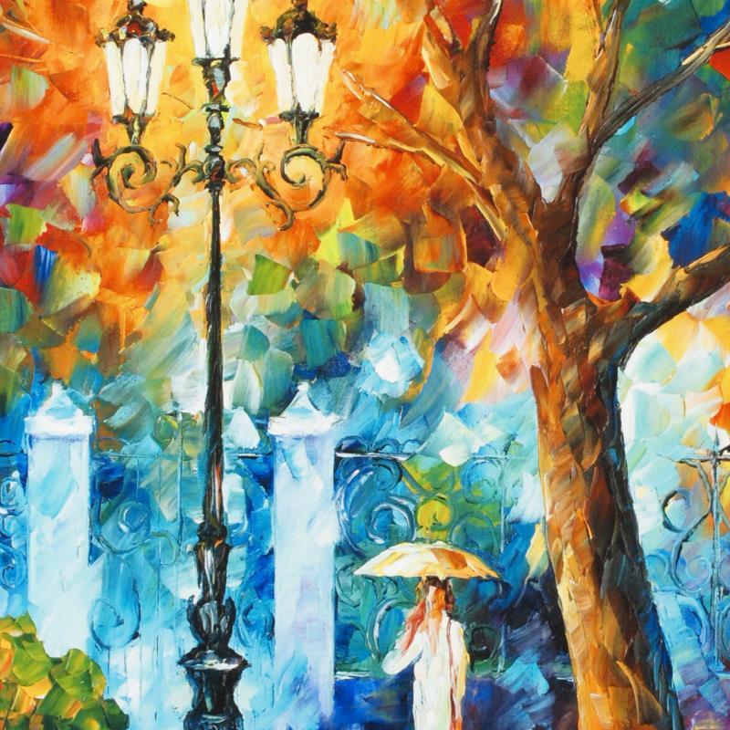 Leonid Afremov (1955-2019) "Night Aura" Limited Edition Giclee on Canvas, Number