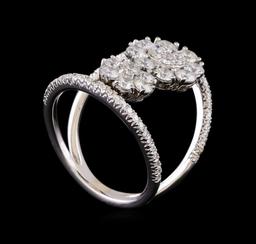 1.92 ctw Diamond Ring - 14KT White Gold