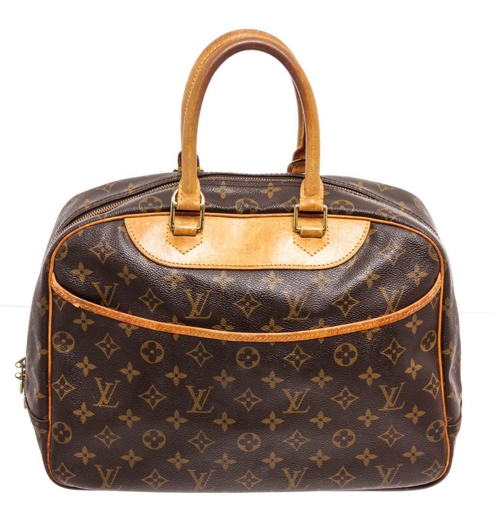 Louis Vuitton Brown Monogram Deauville Satchel bag