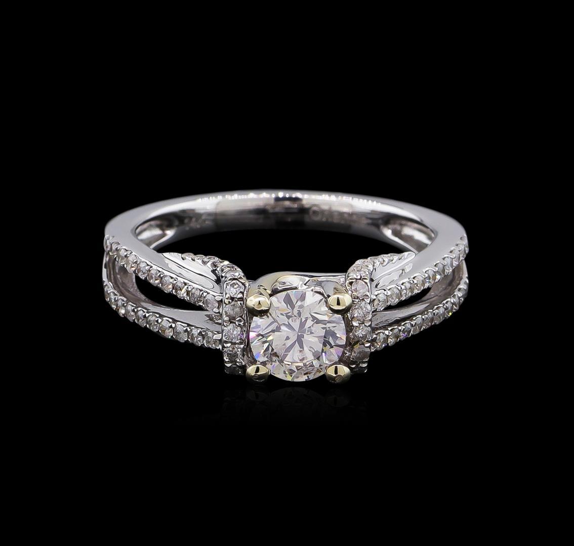 14KT White Gold 0.61 ctw Diamond Engagement Ring