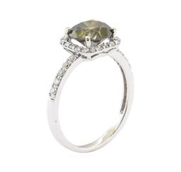 2.42 ctw Diamond Ring - 18KT White Gold