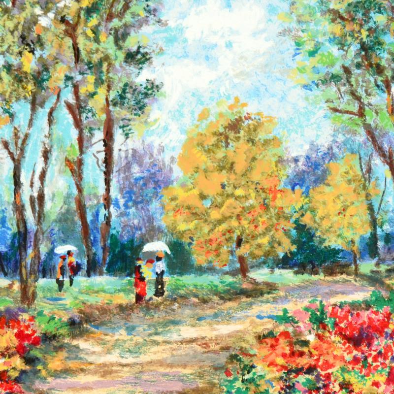 Dimitri Polak (1922-2008), "In the Park" Limited Edition Serigraph, Numbered and