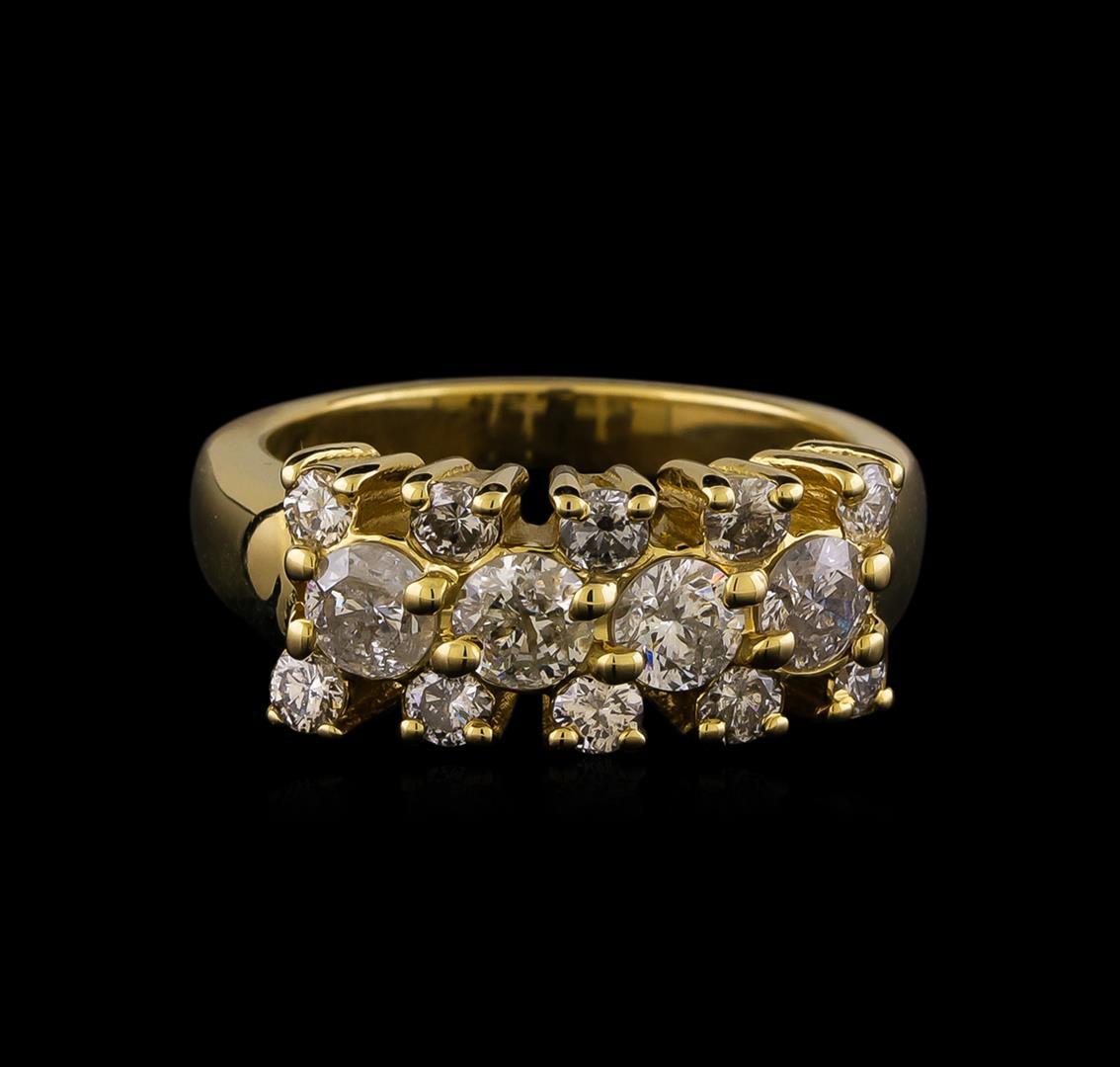 14KT Yellow Gold 0.97 ctw Diamond Ring