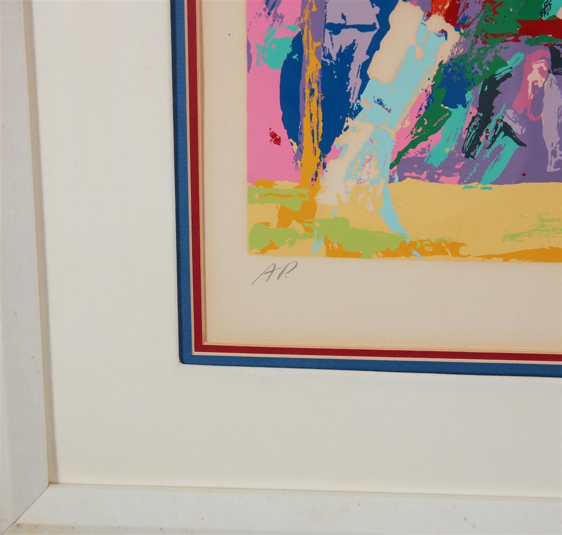 "Frazier vs. Foreman Zaire '73" by LeRoy Neiman - Limited Edition Serigraph