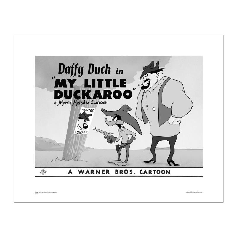 "My Little Duckaroo" Numbered Limited Edition Giclee from Warner Bros. with Cert