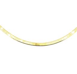 Twenty Inch Herringbone Chain - 14KT Yellow Gold