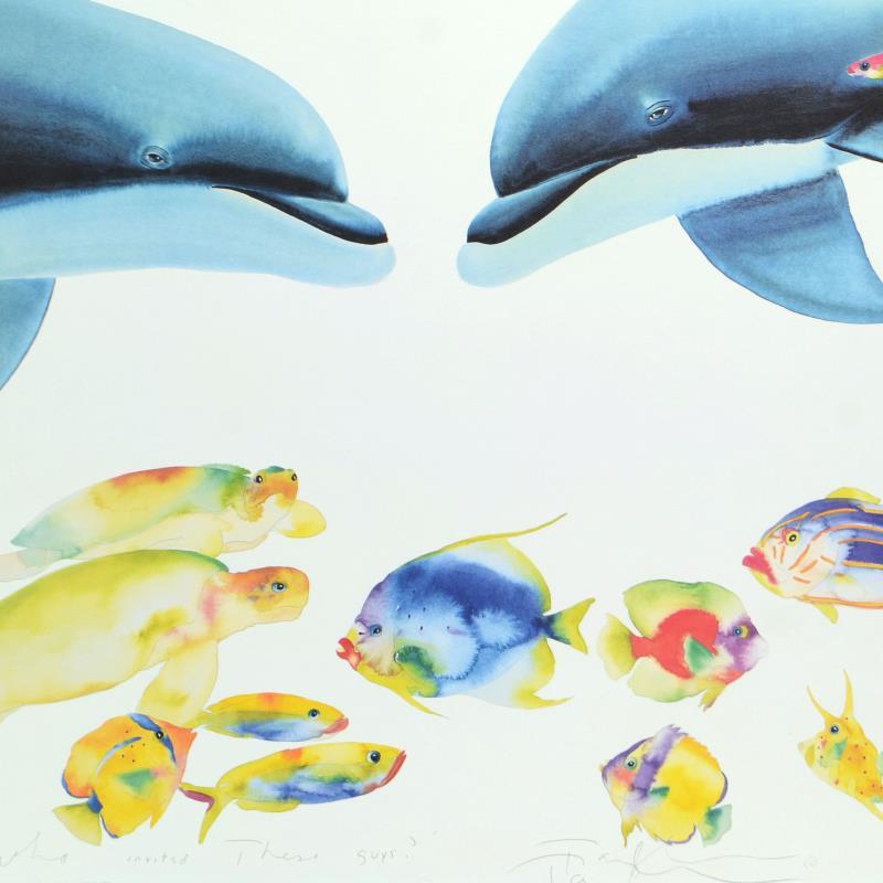 Wyland and Tracy Taylor, "Who Invited These Guys?" Limited Edition Lithograph, N