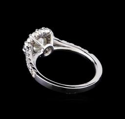 1.52 ctw Diamond Ring - 14KT White Gold