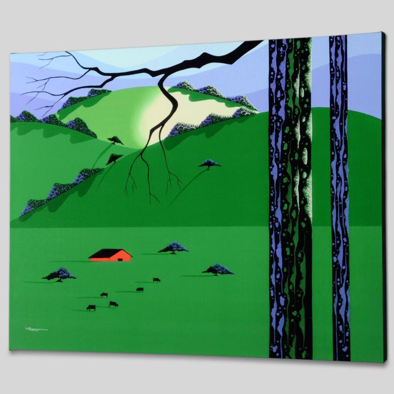 "Cows Come Home" Limited Edition Giclee on Canvas by Larissa Holt, Numbered and