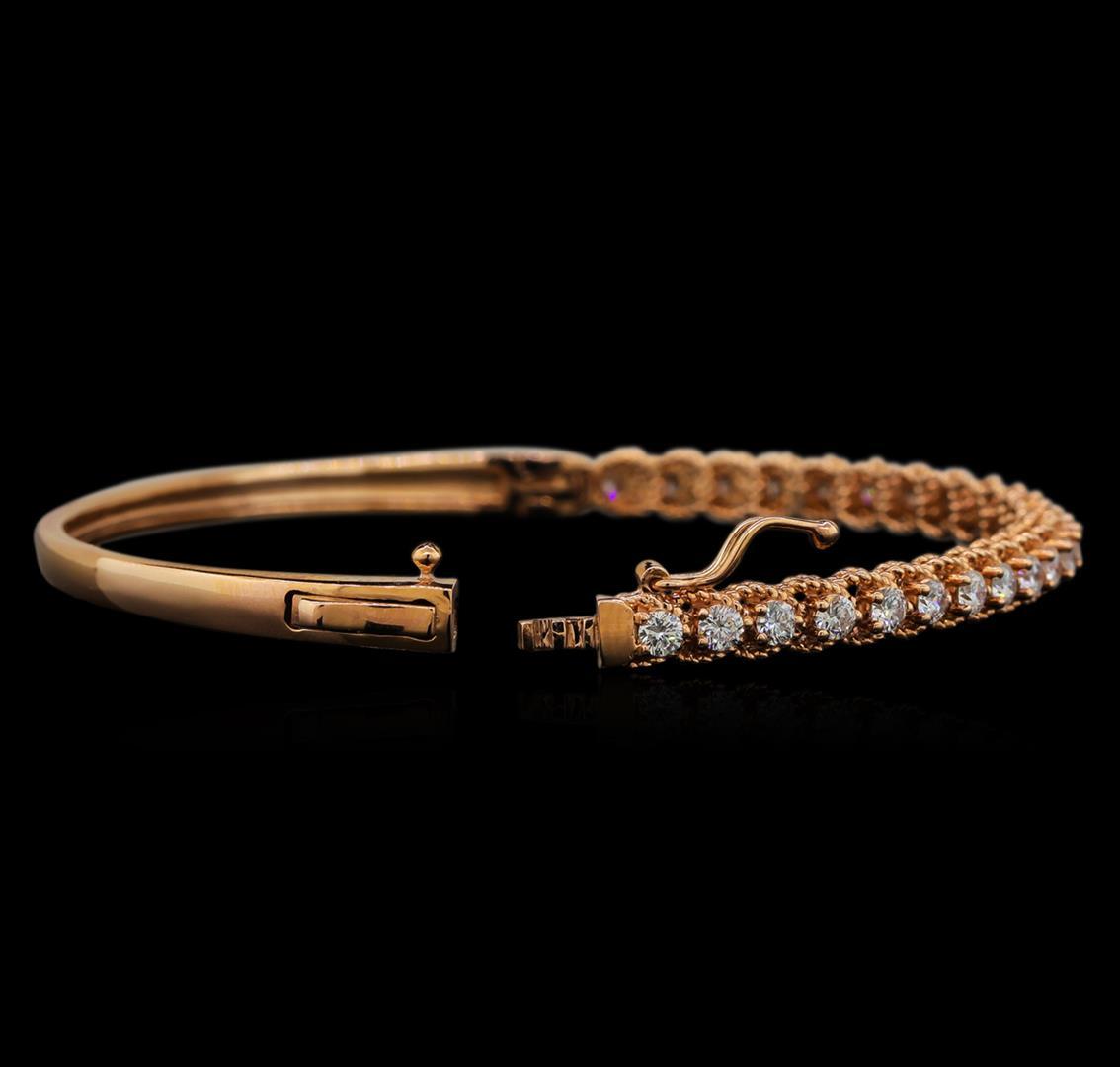 14KT Rose Gold 1.59 ctw Diamond Bracelet